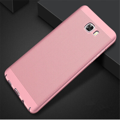 

Goowiiz Phone Case For Samsung C5C5 ProC7C7 ProC9 ProC8J7 Plus Full Protection Slim Hard PC Breathable Grid Back Cover