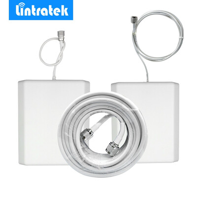 

Lintratek GSM 2G 3G WCDMA 4G LTE Outdoor Panel External Antenna Panel Antenna 13 Meters Cable For Mobile Phone Signal Booster15