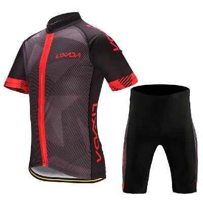 

Romacci Lixada Mens Cycling Clothes Set Quick Dry Short Sleeve Bicycle Jersey Shirt Tops 3D Cushion Padded Riding Shorts Tights P