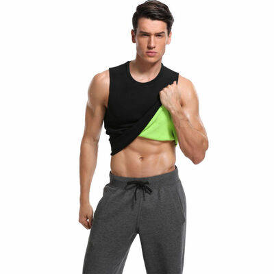 

SLIMBELLE Mens Neoprene Vest Hot Shapers Fitness Sauna Vest Sweat Thermal Tank Top Shirt