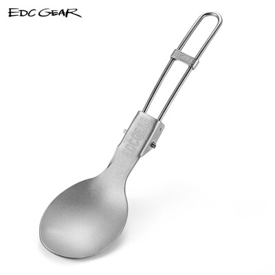 

EDCGEAR Outdoor Camping Picnic Titanium Spoon Fork