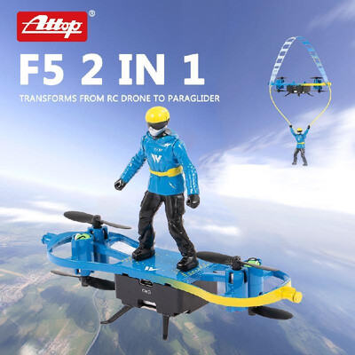 

ATTOP F5 24G Mini RC Drone Skater Shaped Aircraft Flight Mode Altitude Hold for Kids Playing Toys