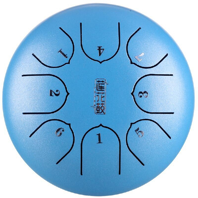 

6 inch Steel Tongue Drum Mini 8 Notes Hand Pan Drum with Drumsticks Percussion Musical Instruments