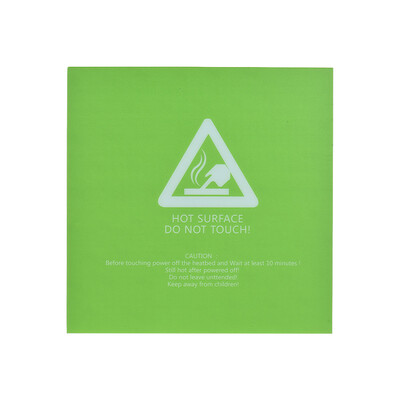 

1pc 220 220mm Heat Bed Sticker Sheet Hot Bed Build Surface Tape 80-100℃ with Adhesive Back for 3D Printer Creality CR-10 CR-10S