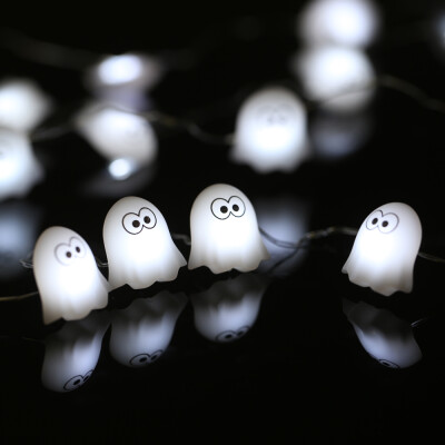 

Halloween Ghost String Light 40 LEDs 3m10ft Battery-operated Fairy Lamp for Indoor Outdoor Halloween Decoration