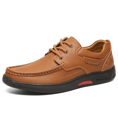 

Autumn mens shoes mens British casual shoes leather breathable business shoes with wild tide shoes
