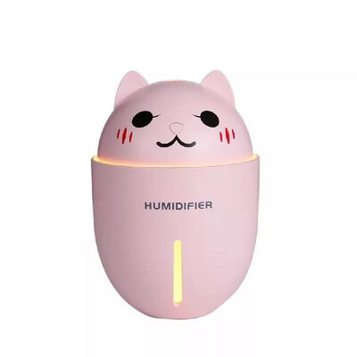 

3 in 1 Multi-functional Portable Mini Humidifier Cute Cat Shape USB Ultrasonic Mist Air Humidifier Fragrance Diffuser with Mini Fa