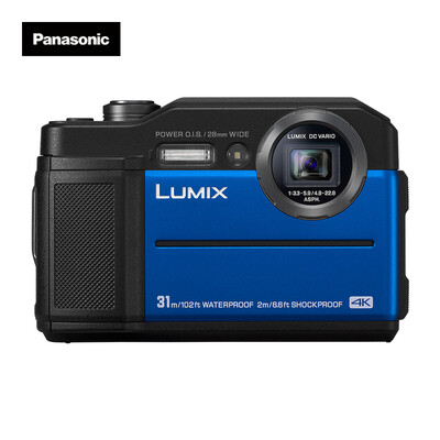 

Panasonic TS7 blue waterproof sports camera five anti-camera waterproof dustproof shockproof antifreeze anti-pressure 4K WIFI Zhilian