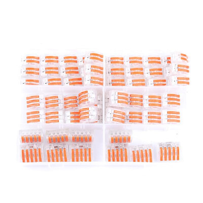

60pcs Flame Retardant Cable Connector Set Universal Wire Connectors Case Kit Quick Terminals