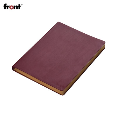 

front Exquisite B5 Notebook Fine PU Leather Cover Ruled Paper Travel Journal Daily Notepad Perfect Gift for Men Women Students La