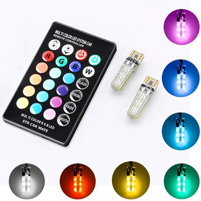 

YouOKLight T10 RGB Dimming LED Light Bulb for Car Interior Light 1pcs