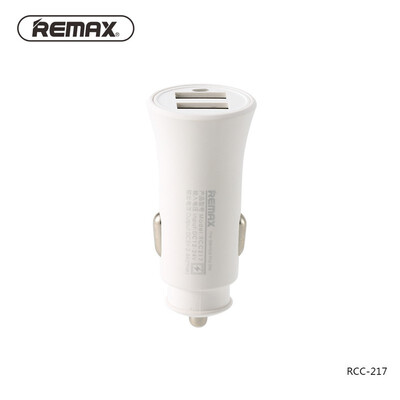 

REMAX 24A Dual USB Car Charger with LED Fast Charge adatper Mini charging For iphone 7 8 Xxiaomiipad Samsung DC 12-24V