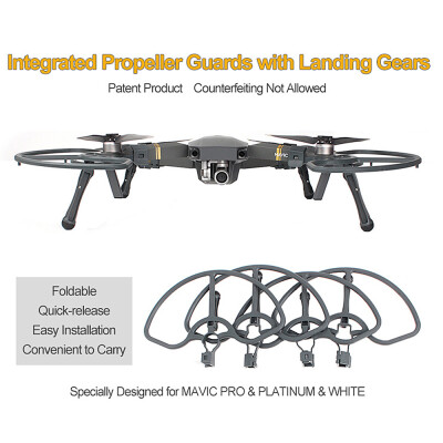 

Integrated Propeller Guards Landing Gear Quick-release Propeller Protector for DJI Mavic Pro RC Drone