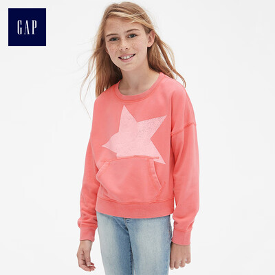 

GAP flagship store girls spring&autumn casual long-sleeved sweater coat 419742 rose pink