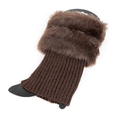 

Stylish Comfortable Calf Cover Warm Socks Set Winter Furry Calf Enveloped Short Sock