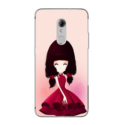 

TPU Soft Phone Case for Vodafone smart N9 Back Cover Rose Colored plum deer style
