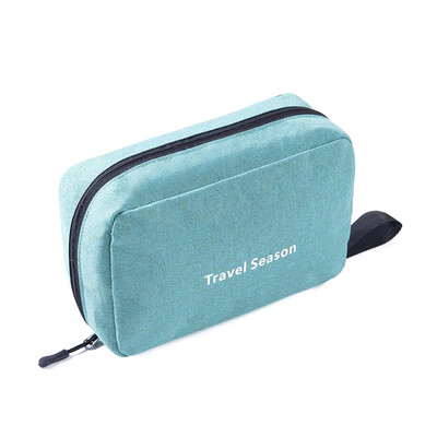 

Portable Waterproof Toiletry Bag Polyester Fold Travel Cosmetic Makeup Organizer Wash Shaving Zipper Suspension Bag accessorie Sup