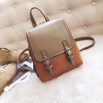 

Obstine 2018 Mini Casual Daypack for Girls Backpack Women Small Cute Backpacks High School PU Leather Woman Bag Back Pack Female