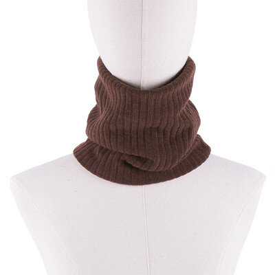 

Men Women Ribbed Knit Ring Scarves Furry Faux Fur Solid Color Winter Tube Snood Scarf Neck Warmer Neckerchief
