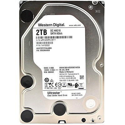 

Western Digital 2TB SATA6Gbs 7200 to 128M Enterprise Hard Drive HUS722T2TALA604