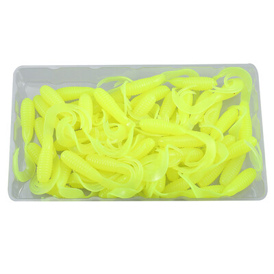 

A FISH LURE Soft Fishing Lures Capuchin Maggots Grub Worm Artificial Baits 50pcs