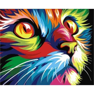 

Diamond Painting Embroidery Cross Stitch Full Mosaic DIY Kit Cat Cartoon Animal Rhinestone Home Decor