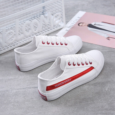 

Women Sneakers Vulcanize Shoes Internet celebrity Canvas Shoes Rubber Sole Female Single Shoe