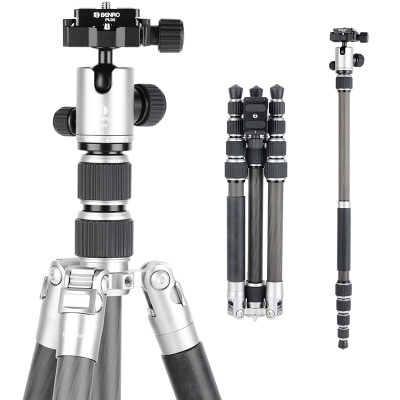 

Beno IC09T Reversible Variable Monopod Carbon Fiber Tripod PTZ Set SLR Micro Single Camera Lightweight Portable