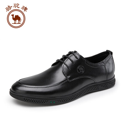 

Camel brand business casual shoes soft bottom low to help British belt W912043420 black 40250 yards