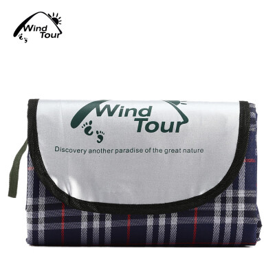 

WIND TOUR Acrylic Camping Picnic Mat Moisture-proof Cushion for 3 - 5 Persons Use