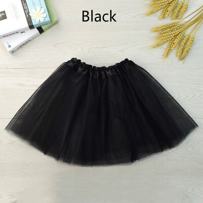 

New Fashion 12 Colors Baby Girl Child Baby Three-layer Mesh Dance Skirt Ballet Dress Puffy Skirt