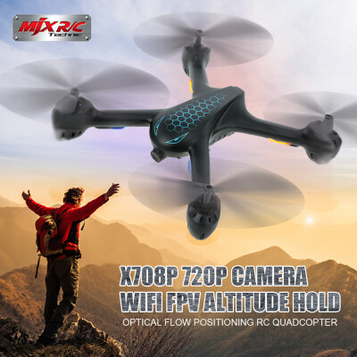 

MJX X708P 720P Camera Wifi FPV Optical Flow Positioning Altitude Hold RC Quadcopter