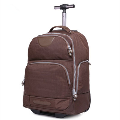 

Suitcase Genuine brand Classic Design Luggage Great Travel Spinner Trolley Bags 18 Inch High School Student Laptop Bag Handbag