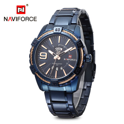 

NAVIFORCE 9117 Male Quartz Watch Date Day Display Men Wristwatch