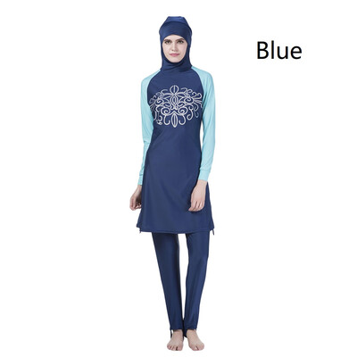 

Muslim Swimwear Hajib Islamic Swimsuit For Women Full Cover Conservative Burkinis Swim Wear Plus Size