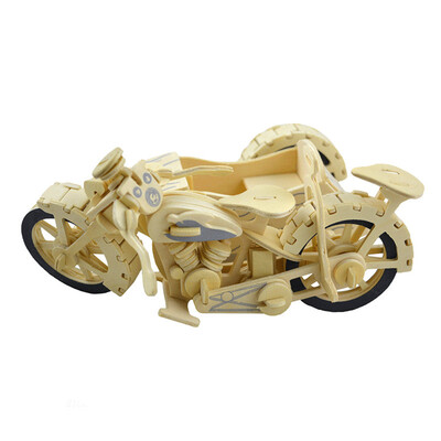 

DIY 3D Wooden Puzzle 3 Cycle Motor Bike for Kids Gift