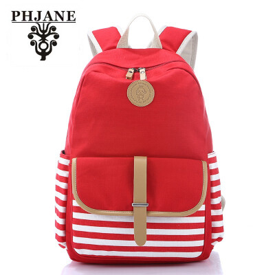 

PHJANE Lightweight Canvas Backpack Fashion School Bag Outdoor Travel Laptop Backpacks