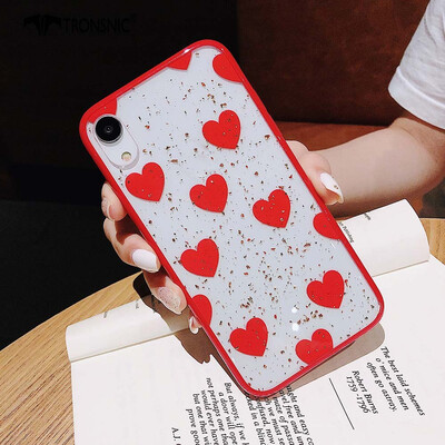 

Tronsnic Glitter Phone Case for iPhone XS MAX Strawberry Gold Foil Case Love Rose Flower Zebra Red Luxury