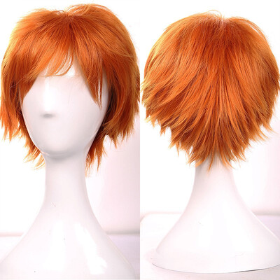 

Short Cosplay Wig Women Men Fluffy Straight Anime Comic Hairstyle Party Costume Dress Synthetic Hair Pixie Wigs
