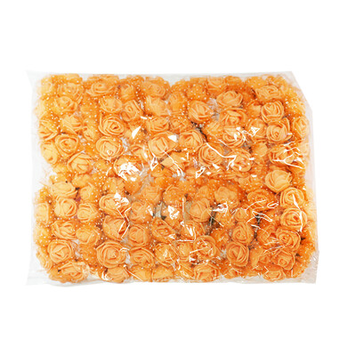 

144PCS Mini Foam Rose Artificial Flowers For Home Wedding Car Decoration DIY Manual Wreath Decorative Bridal Fake Flower