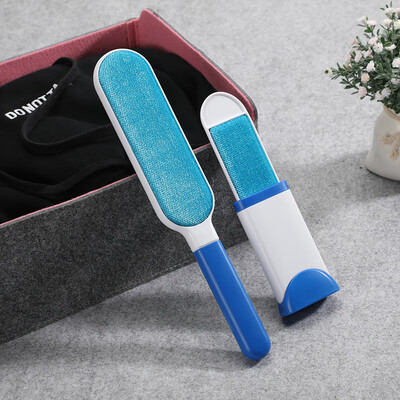 

BUBM Electrostatic Hair Remover Cleaner Dust Brush Clothes Clothing Pet Dog Cat Hair Multifunction Go Hair Ball Hair Sticker DYSMQ-01 Blue