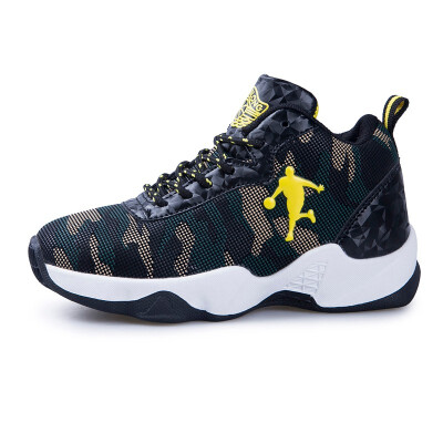 

High Quality Thick Sole Non-slip Outdoor Kids Sneakers Boys Basketball Shoes Footwear Rubber Children Sports Shoes Basket 2018