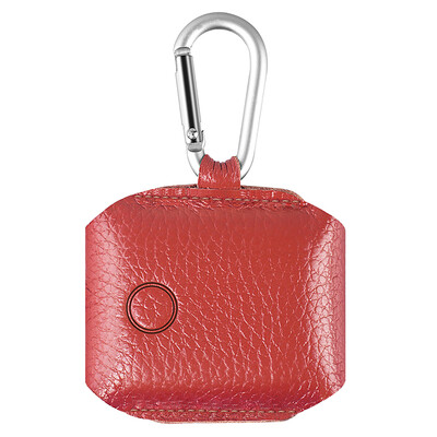 

Portable Leather Case Protective Cover Bag Storage Bag Pouch for Apple Airpod Headset With Hook