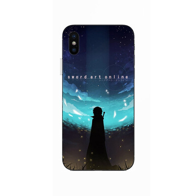 

Sword Art Online SAO Anime Manga Soft Silicone Painting Case For Apple iPhone 6 6s 7 8 Plus X XR XS Max Soft TPU Printed Cover