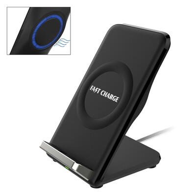 

INCHOR F18 Qi Wireless Fast Charger Stand Dual Coil with LED Indicator Light for iPhone 8 8 Plus X