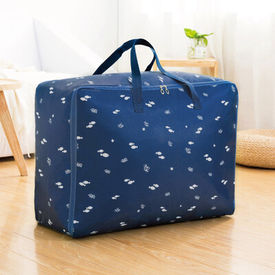 

Many beautiful recall thick storage bag Oxford cloth quilt bag medium clothing finishing packing bag waterproof travel storage bag hidden herring 552030