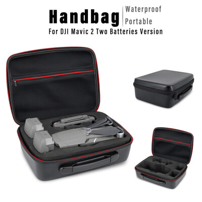 

Outdoor Portable Shockproof Waterproof Handbag Box for DJI Mavic 2 Pro Zoom Drone Two Batteries Version