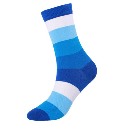 

LifeWheel Women &Men Colorful Funky Cotton Striped Pattern Long Dress Crew Socks For Thick Autumn Winter Business Casual