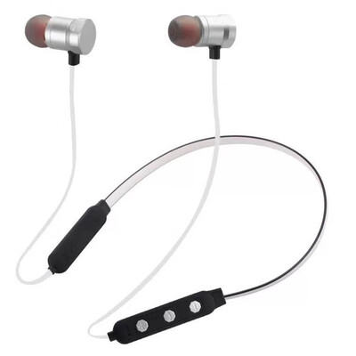 

Neckband Bluetooth Headset Sports Stereo Headphone Earphone with Microphone Volume Control Earphones for DJ PC Phone Music