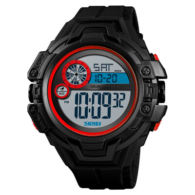 

SKMEI 1446 Men Analog Digital Electronic Watch Fashion Casual Outdoor Sports Male Wristwatch Time Display Alarm Stopwatch 5ATM